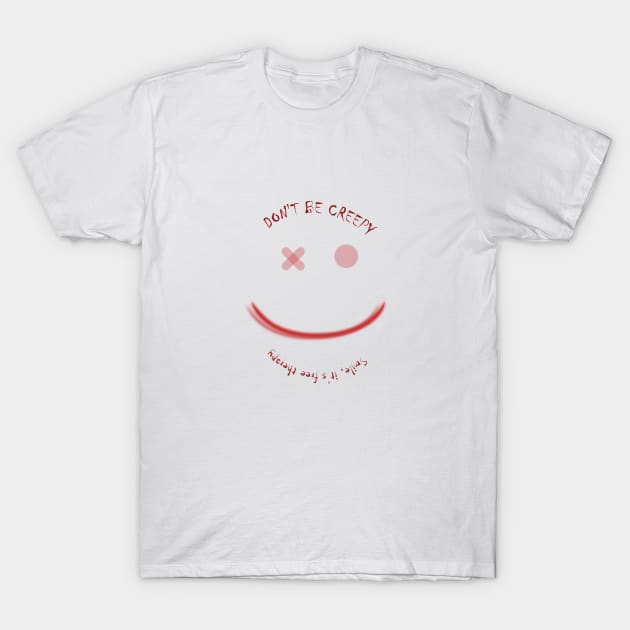 CREEPY SMILE T-Shirt by VISUALIZED INSPIRATION